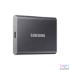 Kép 1/3 - SAMSUNG SSD Külső, 4TB, T7, Titán Szürke, USB 3.2