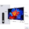 Kép 4/5 - TCL 55" 55P8K QLED 139cm 4K Google TV