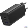 Kép 1/5 - Vention USB-C+C+A (65W/30W/30W,  3-portos, fekete), töltő