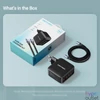 Kép 5/5 - Vention 4-port USB-C+C+C+A (140W/140W/30W/18W 4-portos, GaN, fekete),1,5m, töltő