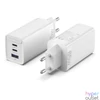 Kép 3/5 - Vention USB-C+C+A (65W/30W/30W,  3-portos, fehér), töltő