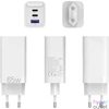 Kép 4/5 - Vention USB-C+C+A (65W/30W/30W,  3-portos, fehér), töltő