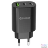 Kép 2/4 - Hálózati töltő adapter gyorstöltő funkcióval 45W, Fekete