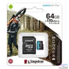 Kép 1/3 - Kingston 64GB Canvas Go! Plus Class10 UHS-I U3 V30 A2