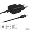 Kép 1/4 - Samsung hálózati adapter kábellel, 25W, fekete