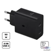 Kép 1/3 - Sam hálózati duo tölt.kábellel,50W PD USB-C,Fekete