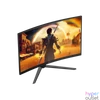 Kép 3/11 - AOC Ívelt VA Gaming 260 Hz monitor 31,5" C32G42ZE 1920x1080, 16:9, 300cd/m2, 4ms, HDMI/DisplayPort, áll.mag.