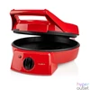 Kép 2/4 - Nedis FCPM100FRD pizza- és grillsütő, 30 cm, Állítható hőmérséklet-szabályozás, 1800 W
