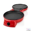 Kép 3/4 - Nedis FCPM100FRD pizza- és grillsütő, 30 cm, Állítható hőmérséklet-szabályozás, 1800 W