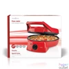 Kép 4/4 - Nedis FCPM100FRD pizza- és grillsütő, 30 cm, Állítható hőmérséklet-szabályozás, 1800 W