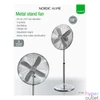 Kép 4/4 - NORDIC HOME FT-562 fém állóventilátor, 3 év garancia, erős stabil kivitel, átmérő: 45 cm, teljesítmény: 60W, 3 fokozat