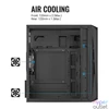 Kép 6/8 - Aerocool CS-107-A-BK-v2 Mesh FRGB Window Black gépház