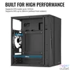 Kép 8/8 - Aerocool CS-107-A-BK-v2 Mesh FRGB Window Black gépház