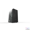 Kép 1/6 - AIO Zephyr Tempered Glass Black gépház