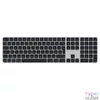 Kép 1/5 - Apple Magic Keyboard (2024) Touch ID and Numeric Keypad Bluetooth Keyboard Black HU billentyűzet