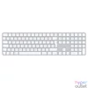 Kép 1/5 - Apple Magic Keyboard (2024) Touch ID and Numeric Keypad Bluetooth Keyboard White HU billentyűzet
