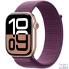 Kép 1/2 - Apple Watch S10 Cellular 46mm Rose Gold Alu Case with Plum Sport Loop okosóra