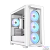 Kép 1/12 - Asus A23 Plus Tempered Glass White gépház