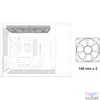 Kép 14/15 - Asus Prime AP201 Tempered Glass White gépház