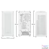 Kép 2/10 - Be quiet! Shadow Base 800 FX Tempered Glass White gépház
