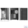 Kép 2/8 - Be quiet! Light Base 900 DX Tempered Glass Black gépház