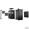 Kép 6/8 - Be quiet! Pure Base 501 Airflow Tempered Glass Black gépház