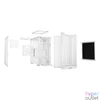 Kép 4/8 - Be quiet! Pure Base 501 DX  Tempered Glass White gépház