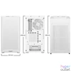 Kép 2/8 - Be quiet! Pure Base 501 LX Tempered Glass White gépház