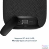Kép 6/6 - Canyon BSP-8 Bluetooth Wireless Speaker Black hangszóró