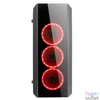 Kép 6/12 - Chieftec Scorpion 2 RGB Gaming Window Black gépház