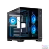Kép 1/8 - Chieftec Visio Tempered Glass Black gépház
