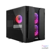 Kép 2/6 - Chieftec Chieftronic M2 Gaming Window Black gépház