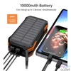 Kép 4/7 - Choetech  B659 10000mAh Solar PowerBank Black/Orange