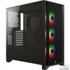 Kép 13/13 - Corsair iCUE 4000X RGB Tempered Glass Black gépház
