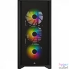 Kép 5/13 - Corsair iCUE 4000X RGB Tempered Glass Black gépház