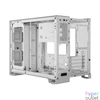Kép 4/5 - Corsair 2500D Airflow Tempered Glass White gépház