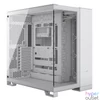 Kép 1/5 - Corsair 6500X Tempered Glass White gépház