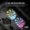 Kép 4/5 - Corsair iCUE LINK 2500X RGB Micro ATX Dual Chamber Tempered Glass Black gépház