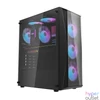 Kép 3/30 - darkFlash DK352 Plus Tempered Glass Black gépház