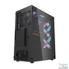 Kép 4/30 - darkFlash DK352 Plus Tempered Glass Black gépház