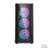 Kép 6/30 - darkFlash DK352 Plus Tempered Glass Black gépház