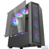 Kép 5/11 - darkFlash Melody Tempered Glass Black gépház