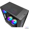 Kép 7/11 - darkFlash Melody Tempered Glass Black gépház