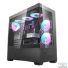 Kép 1/9 - darkFlash DS900 AIR Tempered Glass Black gépház
