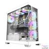 Kép 1/7 - darkFlash DS900 Aquarium Tempered Glass White gépház