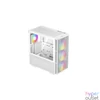 Kép 3/7 - DeepCool CH560 WH Tempered Glass White gépház