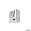 Kép 1/9 - DeepCool CH560 DIGITAL WH Tempered Glass White gépház