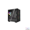 Kép 2/10 - DeepCool CC360 ARGB Tempered Glass Black gépház
