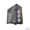 Kép 1/6 - DeepCool CH780 Tempered Glass Black gépház