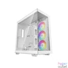 Kép 1/6 - DeepCool CH780 WH Tempered Glass White gépház